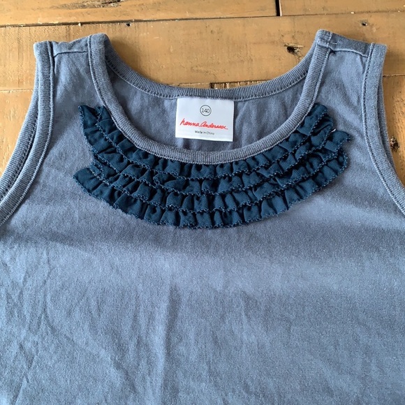Hanna andersson ruffle front tank top - Picture 2 of 3